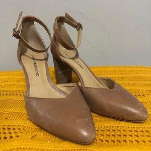 Lucky Brand Mariannah Stack Heels. Used.